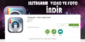Instagram video ve fotoğraf indirme android