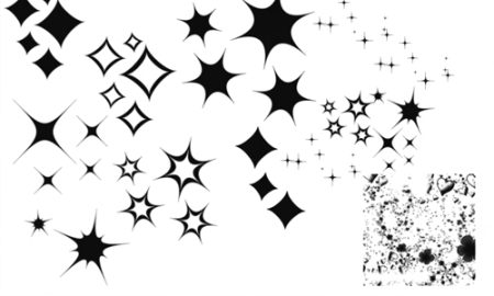 Ücretsiz Sparkle Photoshop Brush Sets