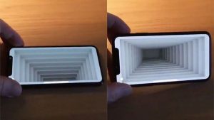 iPhone X ile yapılan 3D illüzyon izlenme rekorları kırıyor iPhone X ile yapılan 3D illüzyon izlenme rekorları kırıyor
